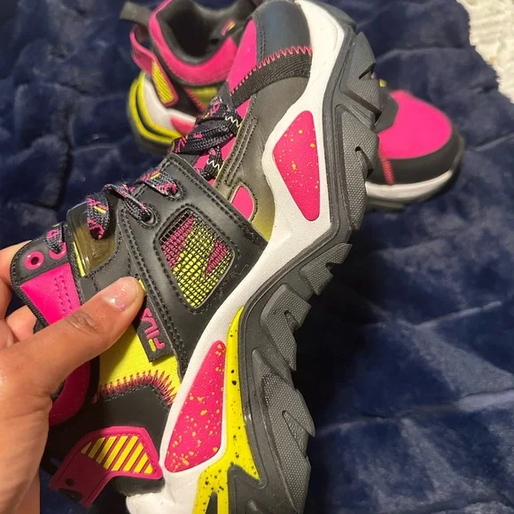 Fila Pink and Black Sneakers Never used - Picture 2 of 3